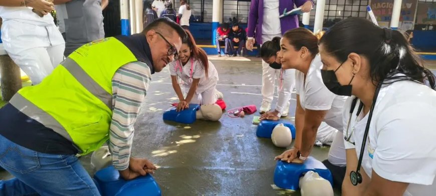 Para prevención de riesgos ante  urgencias, se brindó capacitación