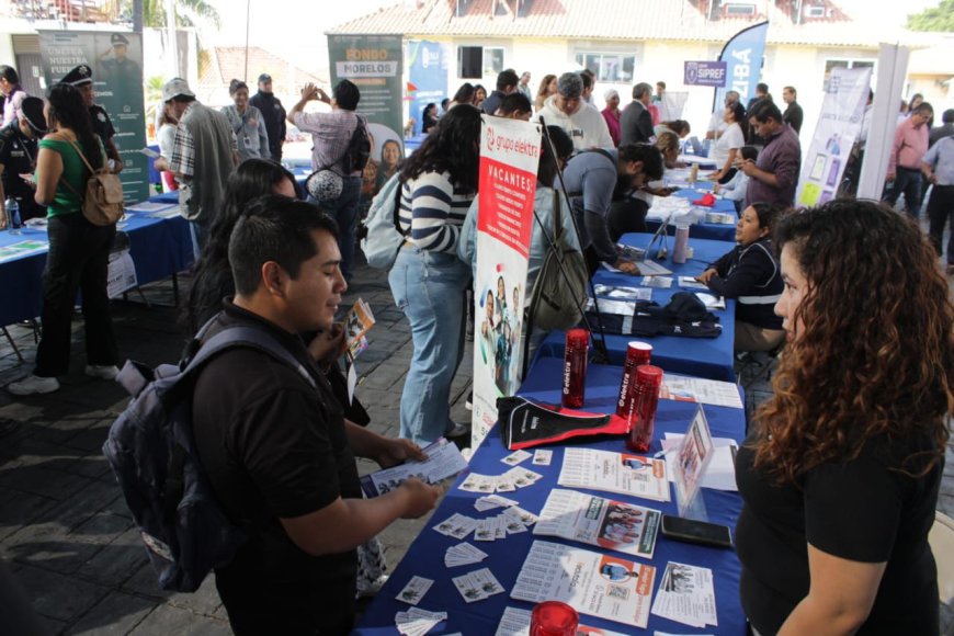 Hubo Segunda Feria del Empleo  Incluyente 2025 en Cuernavaca