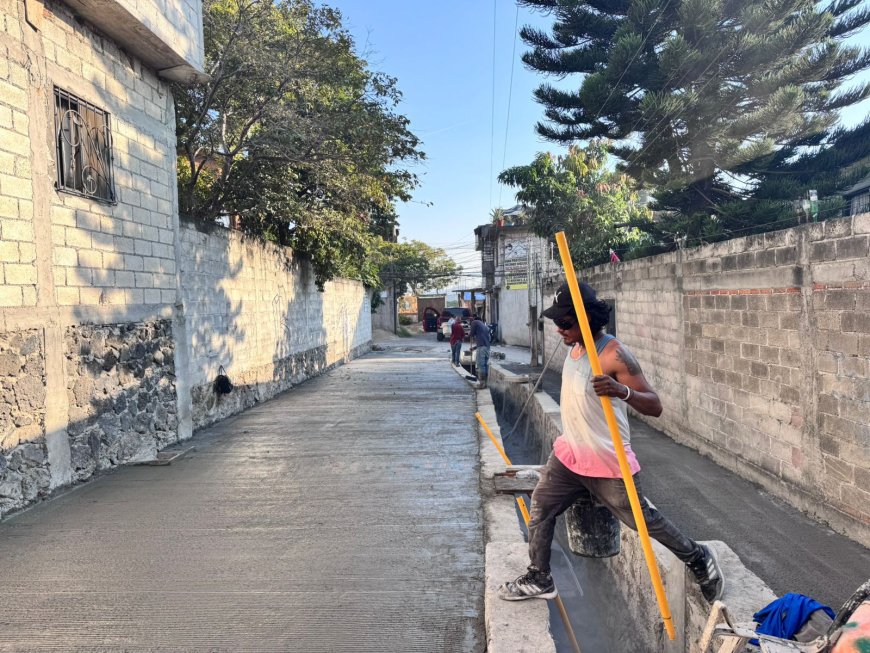 En Jiutepec se avanza en una mejor infraestructura