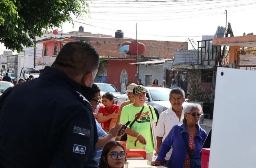 Se aplicó operativo de seguridad en  Cuernavaca para elección de Consejos