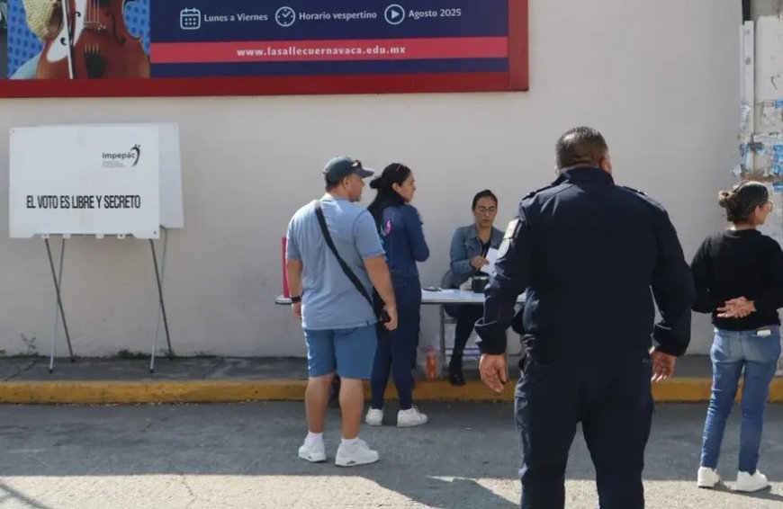 Se aplicó operativo de seguridad en  Cuernavaca para elección de Consejos