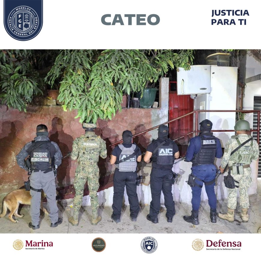 Aseguran indicios de delitos contra la salud durante cateo