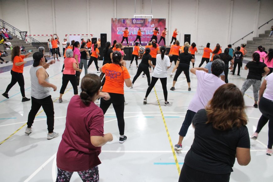 Con Zumbatón Mujeres en Movimiento,  Jojutla impulsa actividad física de ellas