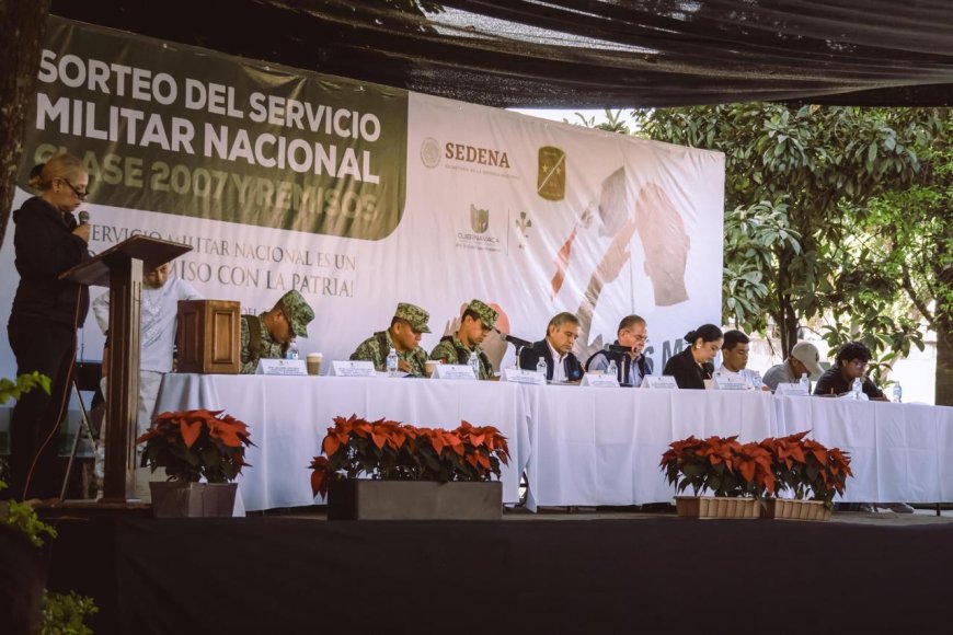 Un nuevo sorteo para el servicio  militar se realizó en Cuernavaca