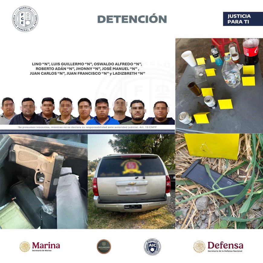 Por drogas, estos 9 quedaron  a disposición de la autoridad