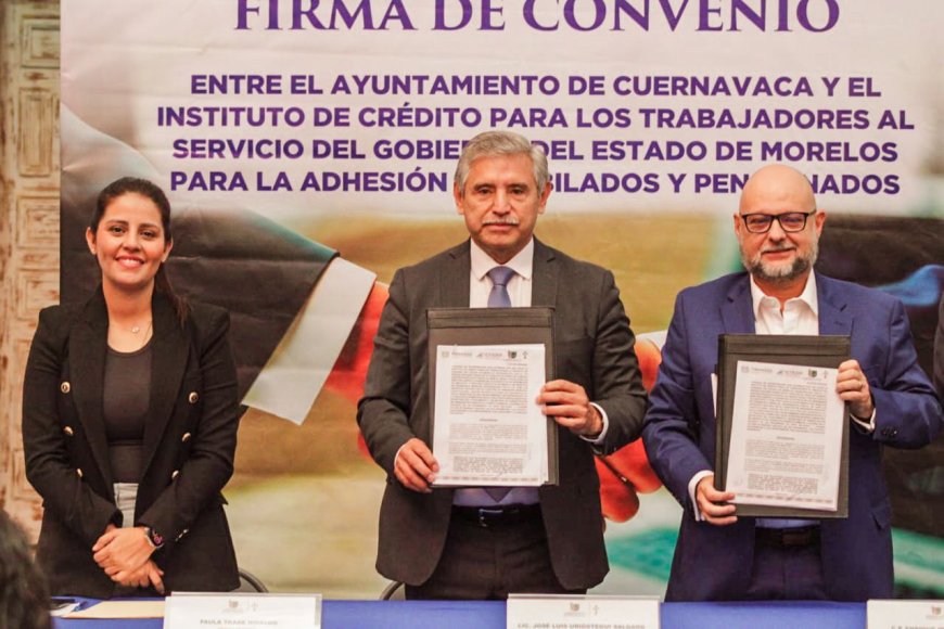 Formalizó edil Urióstegui derecho  a créditos para personal en retiro