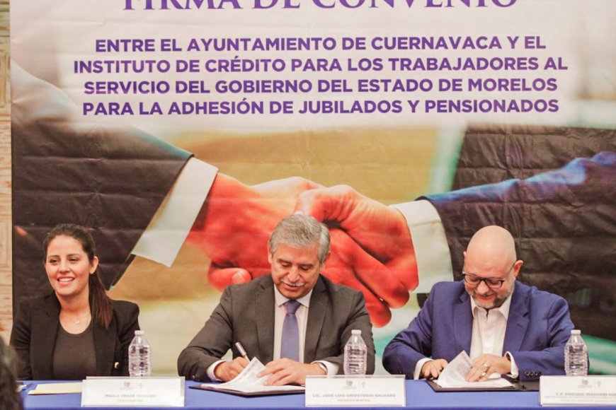 Formalizó edil Urióstegui derecho  a créditos para personal en retiro