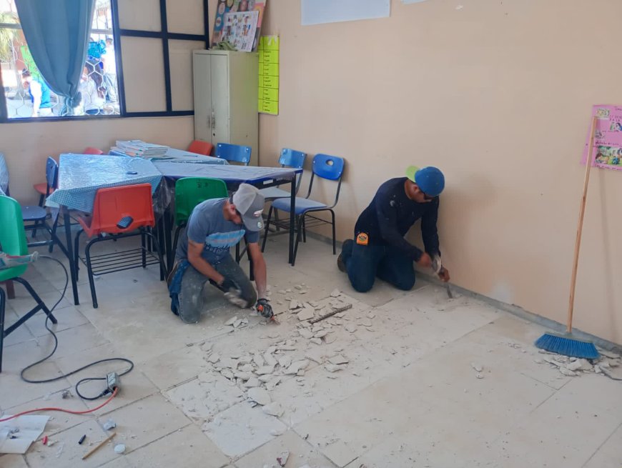 Continúa ”Manos a la escuela", en Jiutepec