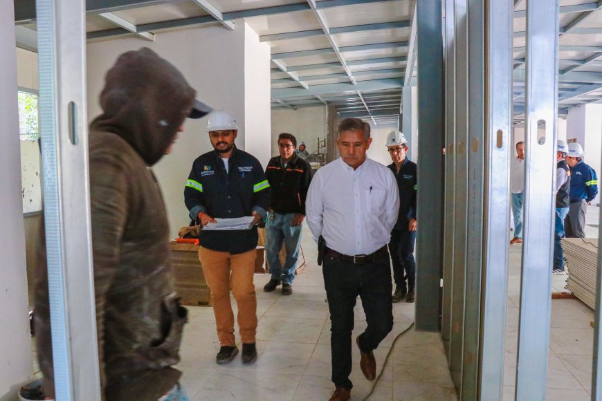 Nueva sede del DIF Cuernavaca  registra 90 por ciento de avance