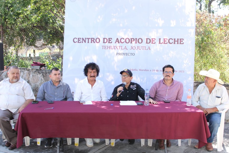 Avanza en Jojutla proyecto de Centro  de Acopio de “Leche para el Bienestar”