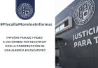 Tras cobrar construcción de alberca  se esfumó; formalmente, imputado