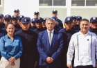 José Luis Urióstegui respalda  a los nuevos agentes policiacos