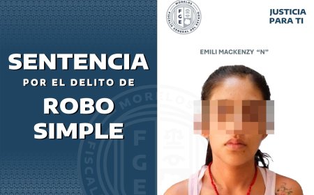 Tres años s Mackenzy quien aceptó  su culpa en un robo y por traer droga