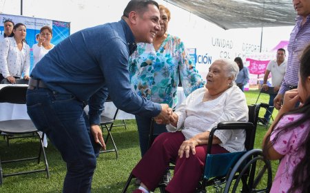 "De la mano con tu presidente" en la colonia Lomas de Jiutepec