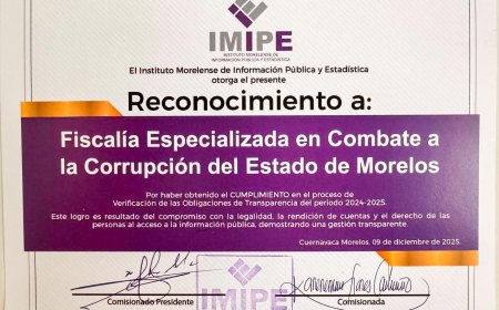 Fiscalía Especializada en Combate a la  Corrupción cumple con la transparencia