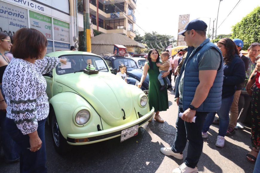 La Expo de Vochos y Autos Antiguos, éxito en Jiutepec