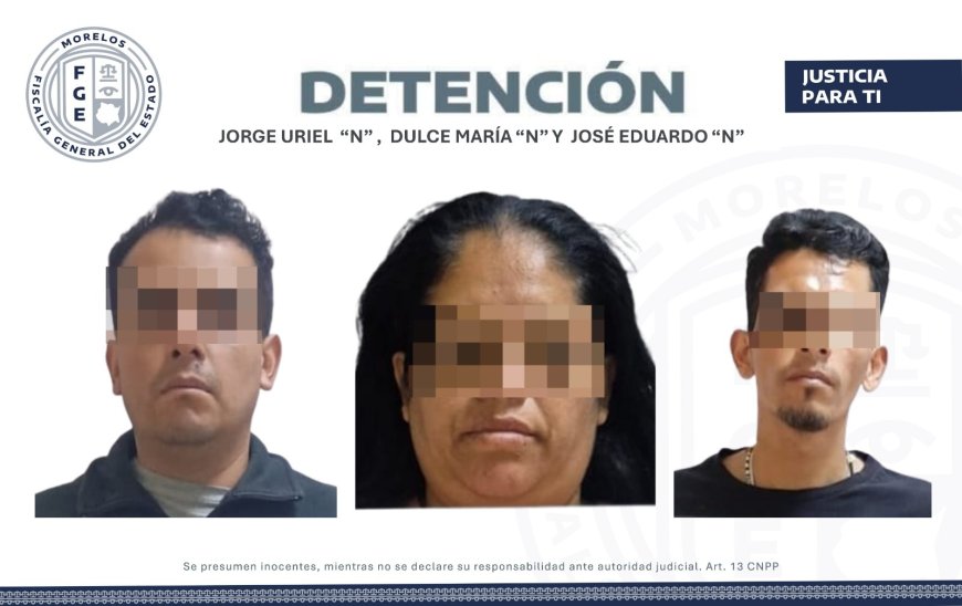 Dos hombres y una fémina cayeron en cateos por droga