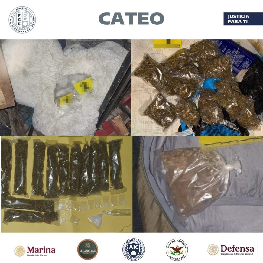 Dos hombres y una fémina cayeron en cateos por droga
