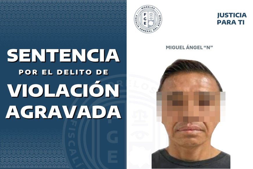 40 años de condena en contra del  Miguel, quien violaba a una viejita
