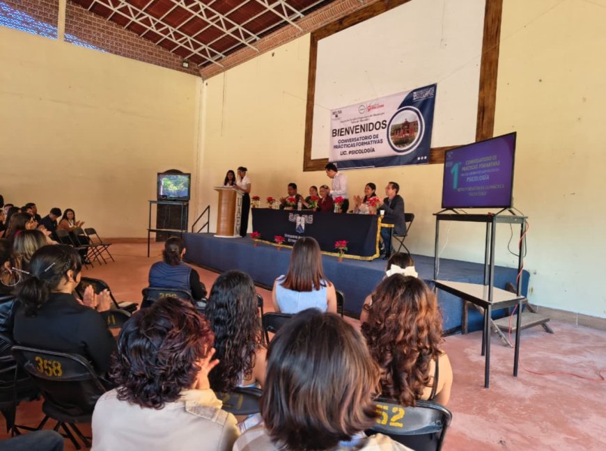 En la EES de Mazatepec, Conversatorio  de Prácticas Formativas en Psicología
