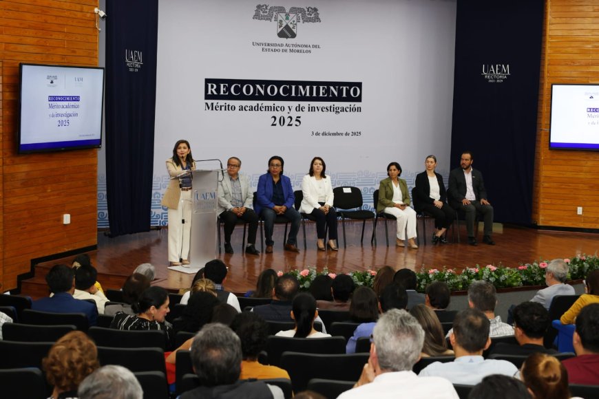 Entregó UAEM Reconocimiento al Mérito Académico y de Investigación de 2025