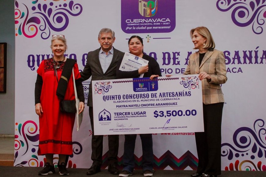 Cuernavaca honró la creatividad  en Quinto Concurso de Artesanías