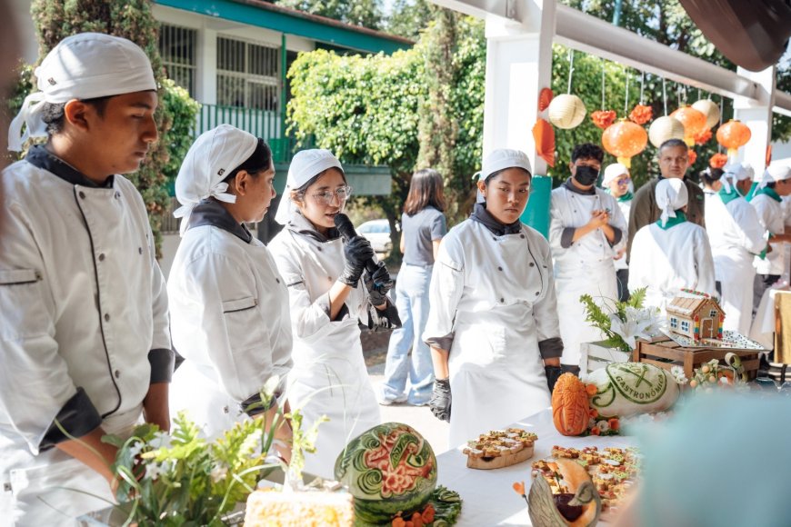 Impulsa Conalep talento gastronómico  de comunidad estudiantil con muestra