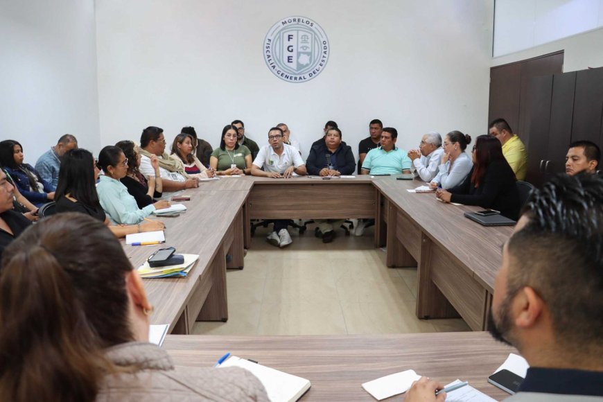 La FGE procura justicia para los  vulnerables con otras autoridades