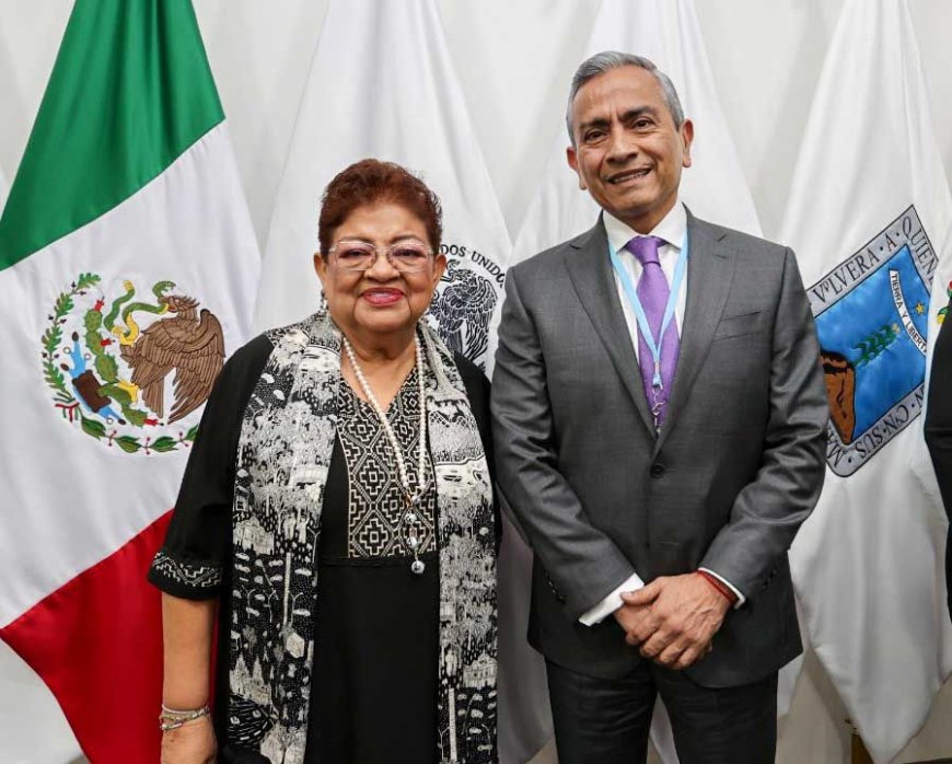 Fernando Blumenkron confirmó ante  Ernestina Godoy compromiso de FGE