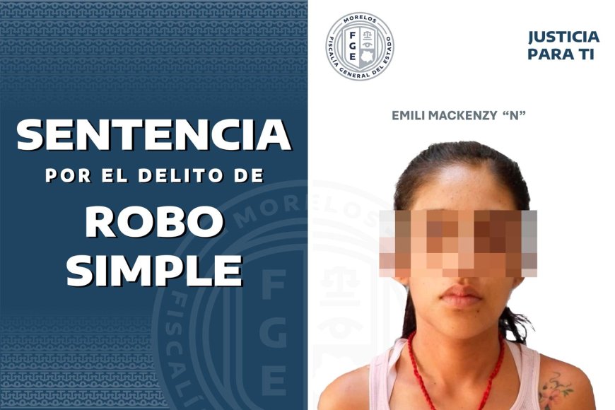 Tres años s Mackenzy quien aceptó  su culpa en un robo y por traer droga