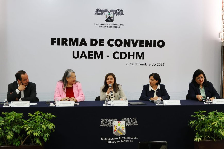 UAEM y CDHM fortalecen acciones  por defensa de derechos humanos
