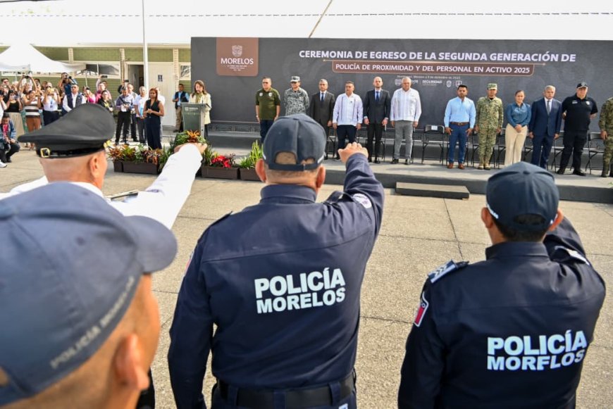 Contra el crimen, ya se cuenta con 120 nuevos policías para el estado
