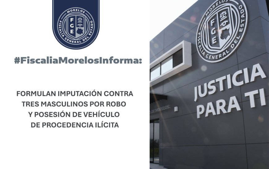 Trío, detenido tras haber robado moto en Jiutepec