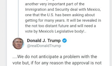 Vuelve Trump amenazar a México con aranceles
