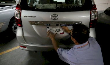 Septiembre, último mes para realizar  el canje total de placas 2019: SMyT