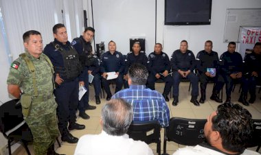 Coordinación entre comandancias de  las SSP del oriente en “Taxi Seguro”