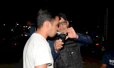 Realiza Tránsito Municipal de Cuautla operativos sorpresa de alcoholímetro