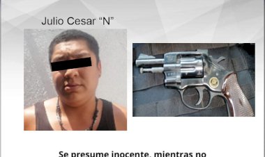 Portaba sin permiso un revólver calibre 22 y al menos 17 balas