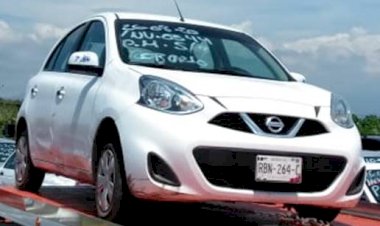 Recuperan camioneta y March, ambos, con reporte de robo