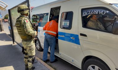 Exhortan en Tlaquiltenango a  evitar covid-19 en el transporte