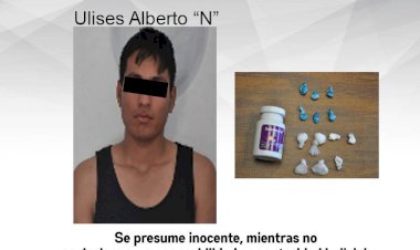Fue capturado sujeto con 13 dosis de cristal en Yautepec