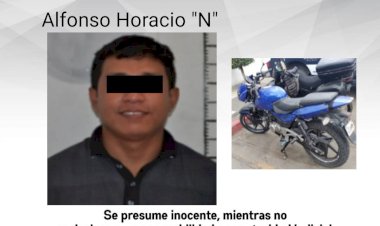 Aseguraron en Anenecuilco a uno con una moto reportada robada