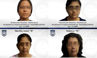 Cuatro mujeres, aprehendidas con supuestas armas y droga en cateo