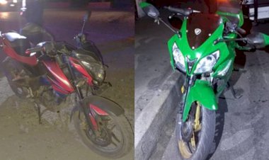 Recuperan dos motos robadas y capturan a presuntos ladrones