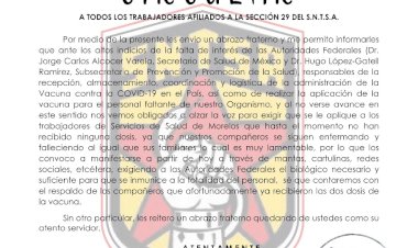 Trabajadores de salud del sector público también se quejan por vacunas