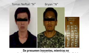 Caen 2 acusados por delitos contra la salud en Jojutla