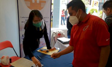 Realizó SNE Morelos feria  del empleo en Cuernavaca