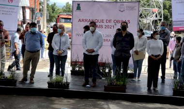El gobierno de Jiutepec dio el banderazo de inicio a 37 obras
