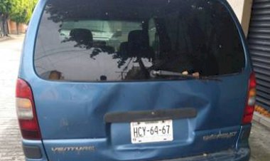 Se recuperó una camioneta Chevrolet robada en el municipio de Jiutepec