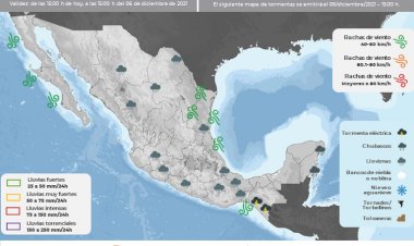 Mañanas frías y días cálidos, sin nubes, esta semana para Morelos